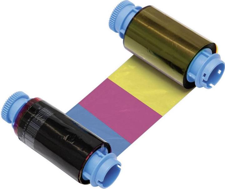 Actual product image Evolis Ribbon roll (YMCKO) for badgy200 card printer (Multicoloured)