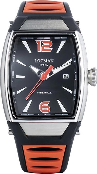 Locman Italy Herrenuhr Tremila rot Ref. 0552A (Analoguhr, 50 mm)