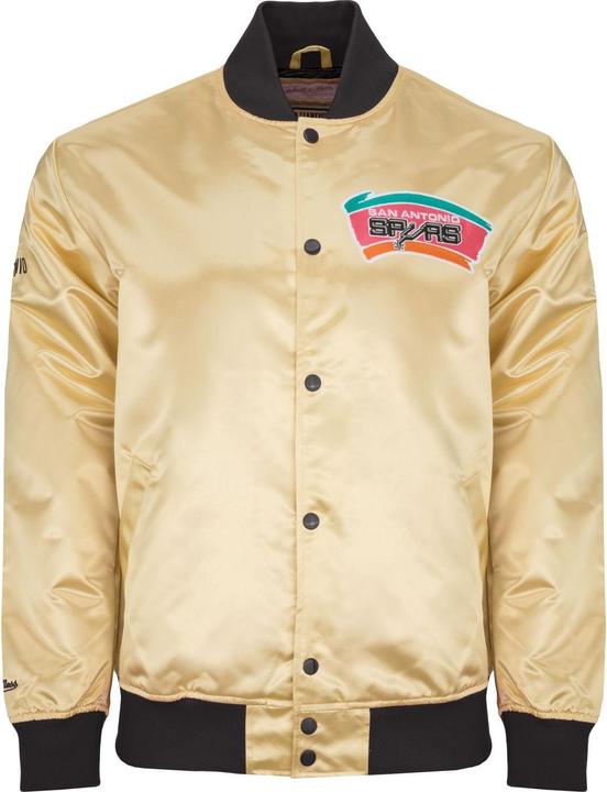 Immagine prodotto Mitchell & Ness M&N Veste leggera in raso - San Antonio Spurs oro (XL)