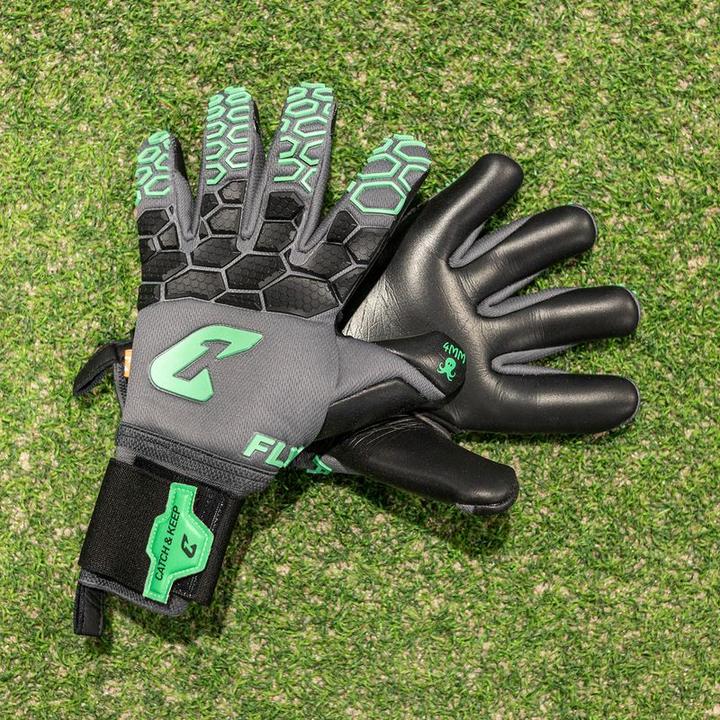 Produktbild Catch & Keep Fussballhandschuhe Fly Mint Soul Gr. 8 Mintgrün Torwart Keeper Goalie Handschuhe (8)