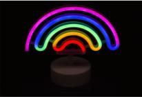 Actual product image Ootb Neon light, rainbow, approx. 25 x 10 x 17.5 cm