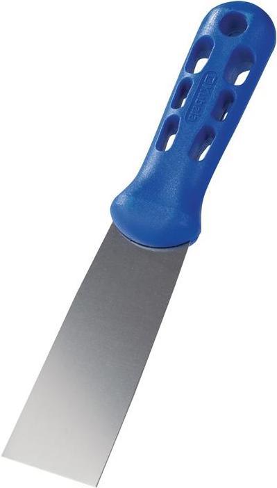 HP Autozubehör Malerspachtel Breite 40 mm hochglanz-poliert Kunststoff flachoval, blau Edelstahl rostfrei (4 cm)