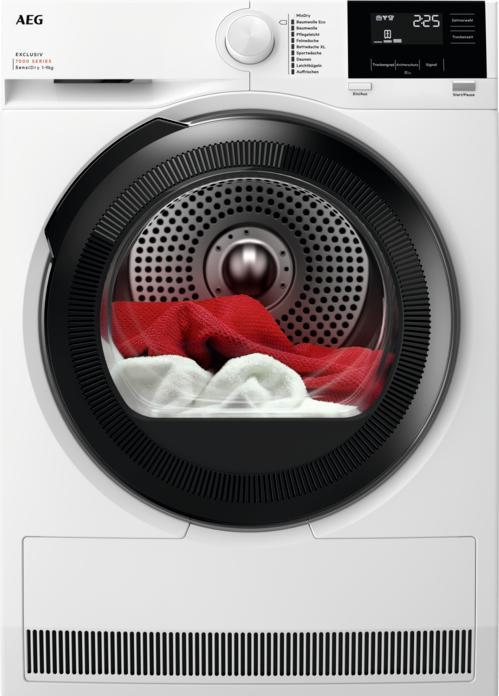Produktbild AEG TR7T60699 Wärmepumpentrockner / Serie 7000 mit SensiDry® / 9,0 kg / A+++ / Mengenautomatik / Kni (9 kg, Rechts)