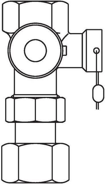 Produktbild Oventrop OV Kappenventil Expa-Con PN 10 MS DN 25 Rp 1Zoll für Geräte ab 80