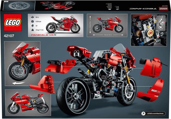 Image du produit LEGO Ducati Panigals V4 R (42107, LEGO Technic)
