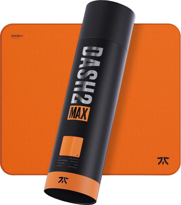Image du produit Fnatic MAX Dash L Pro Gaming Mouse Mat, Sunset Orange Textured Cloth Speed Surface, Water Resistant (L)