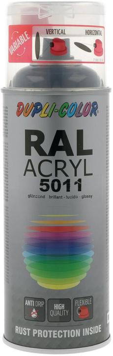 Produktbild Dupli-Color Acryllack glänzend RAL 5011 stahlblau (Stahlblau, 0.40 l)