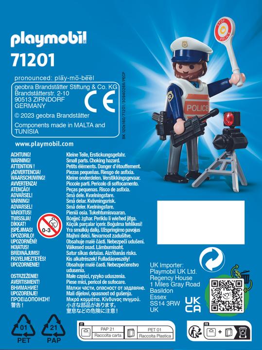 Immagine prodotto Playmobil 71201 Vigile urbano (71201)