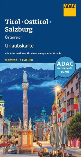 Adac Holiday map Austria: Tyrol,...