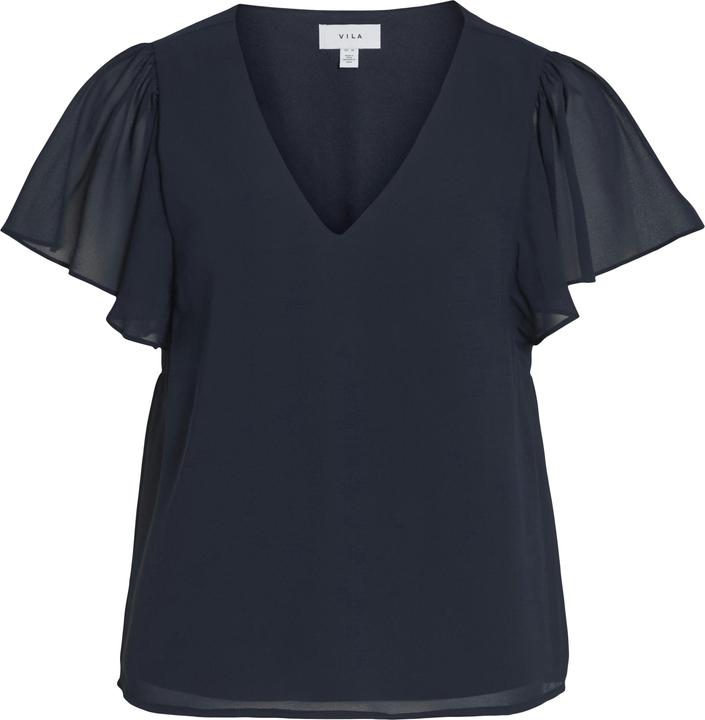 Image du produit Vila Top à manches courtes et décolleté en V (40)