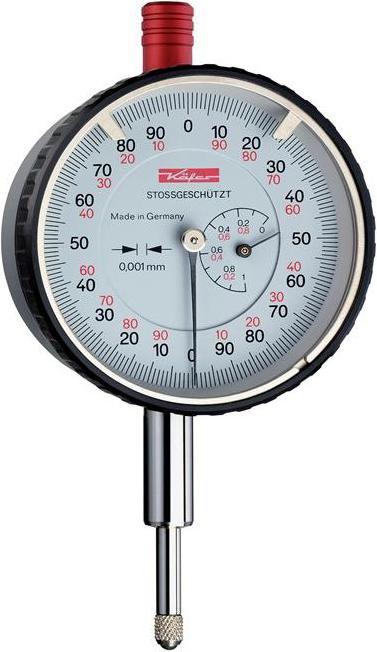 Actual product image Käfer Dial gauge FM1000 S 1 mm readout 0.001 mm with impact protection