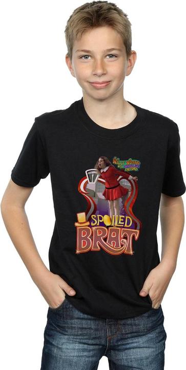 Immagine prodotto Willy Wonka & the Chocolate Factory Spoiled Brat Maglietta Ragazzi (128)