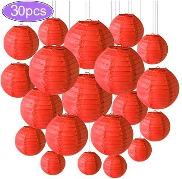 Produktbild MU Style Lane Series Papier Lampion Set (30-tlg. Set)