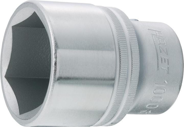 HAZET Socket ∙ hexagon 1000-60 ∙ Square, hollow 20 mm (3/4 inch) ∙ Outside hexagon profile ∙ 60 mm (60 mm)