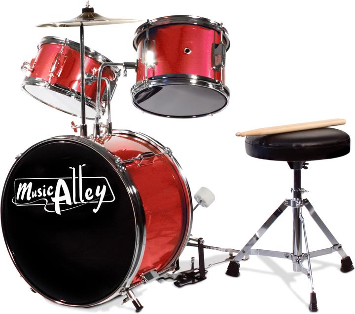 Produktbild PDT Music Alley 3 Piece Jr Drum Kit Red