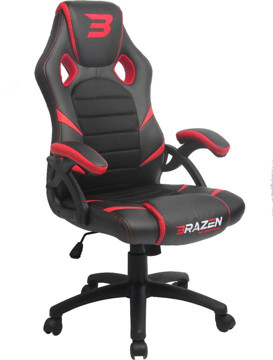 Actual product image Brazen Gaming Chairs Puma PC Gaming Chair - Red