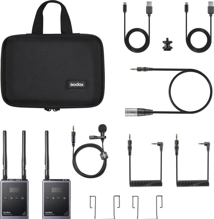Image du produit Godox Camera-Mount Wireless Omni Lavalier-Mic TYPE-C Port(5V)