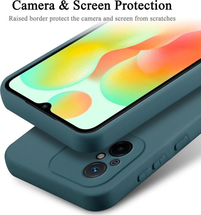 Actual product image Cadorabo Case for Redmi 12C TPU in liquid protection silicone design (Xiaomi Redmi 12C)