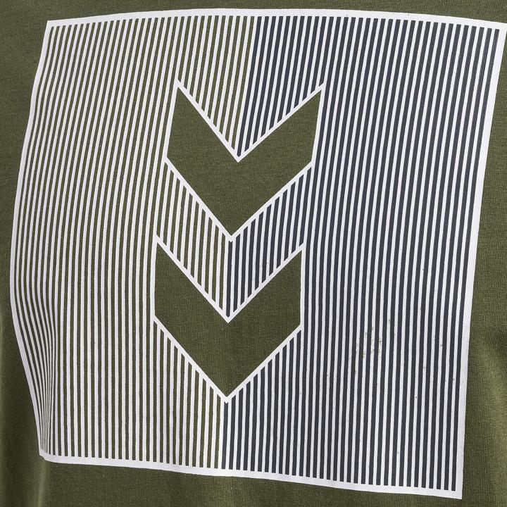 Actual product image hummel Hmlactive Stripe Co Tee S/S (S)