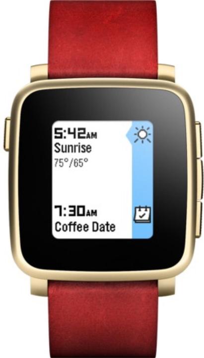 Actual product image Pebble Time Steel