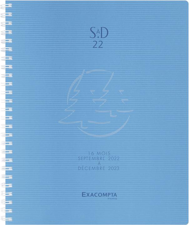 Actual product image Exacompta Agenda SAD 22W Linicolour (Hardcover)