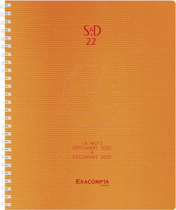 Actual product image Exacompta Agenda SAD 22W Linicolour (Hardcover)