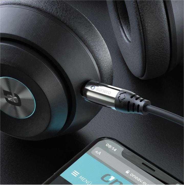 Produktbild Sonero 6,3 mm – 3,5 mm (0.25 m, 6.3mm Klinke (Jack), 3.5mm Klinke (AUX))