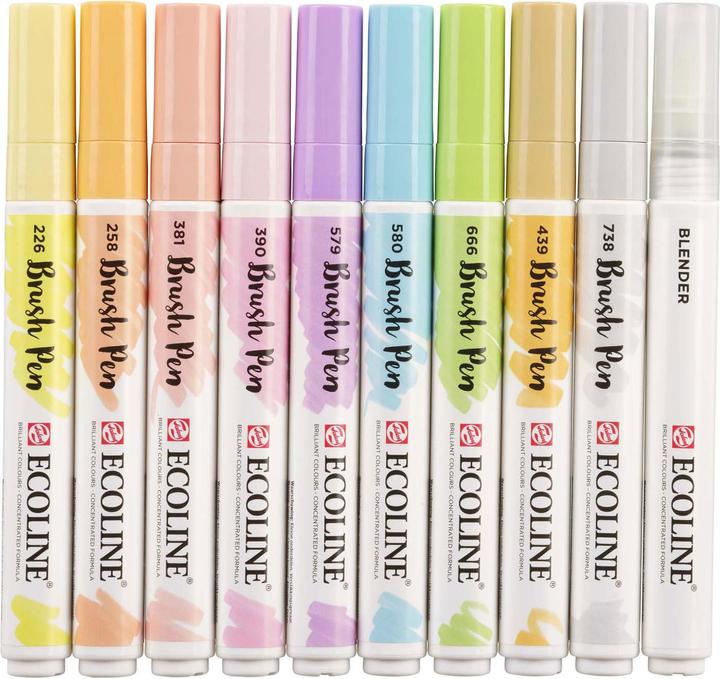 Actual product image Talens Brush Pen (Multicoloured, Rose, 10 x)