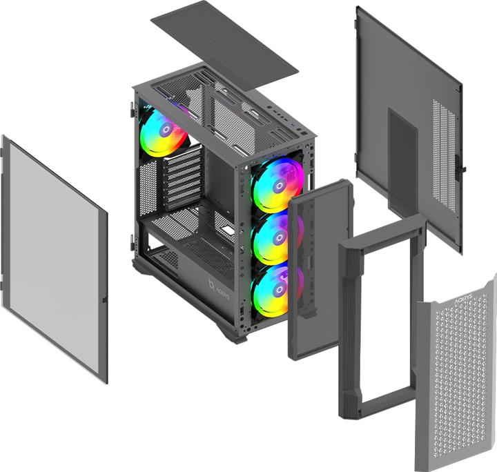 Actual product image Aqirys Aquilla (ATX, Mini-ITX, mATX)