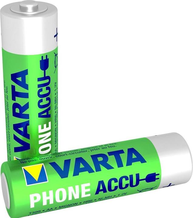 Actual product image Varta Recharge Accu Phone (2 pcs., AA, 1600 mAh)