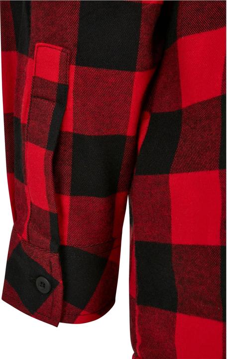 Actual product image Urban Classics Ladies Oversized Check Flannel Shirt Dress (M)
