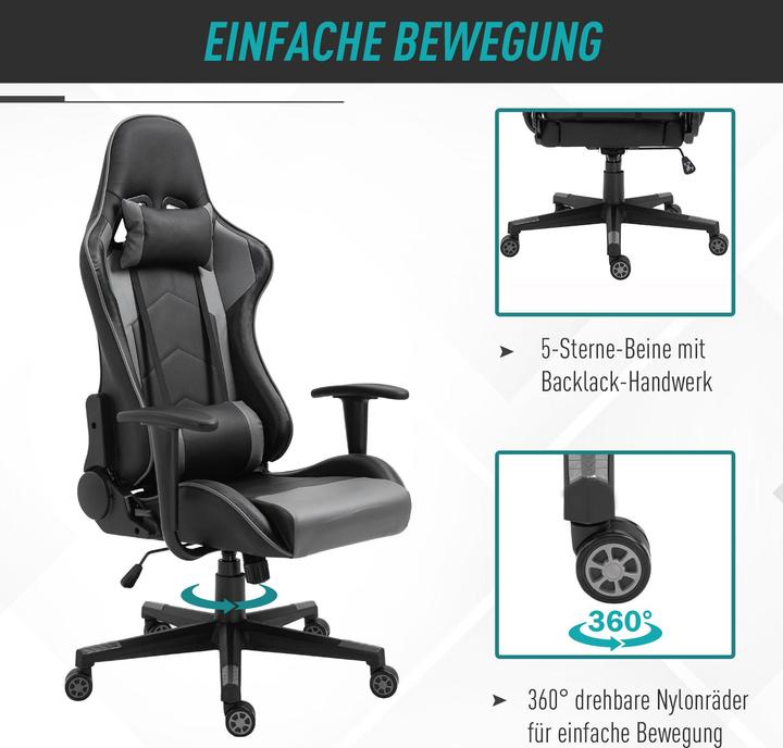 Immagine prodotto Vinsetto Sedia da gioco ergonomica