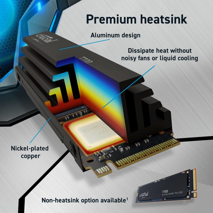 Productafbeelding Crucial T700 (4000 GB, M.2 2280)