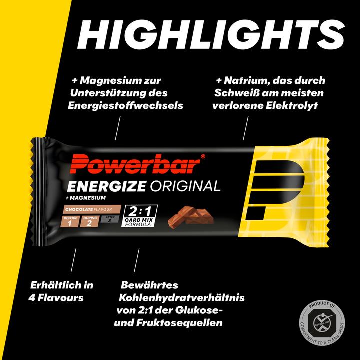 Actual product image Powerbar Energize Bar (Chocolate, 15 pcs., 900 g)