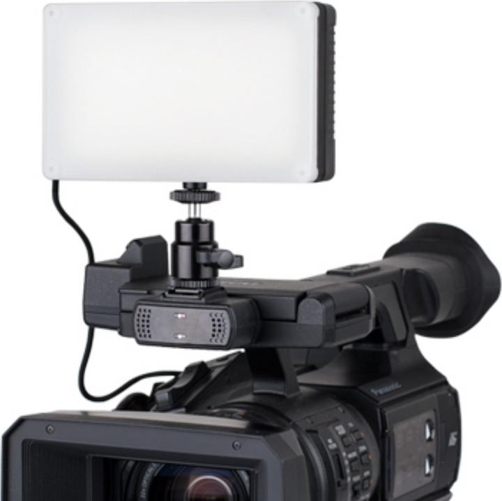 Actual product image Swit 12W 300Lux Bi-color SMD On-camera LED light 120¡ wider beam angle, 60 pcs LED, 10-100% flick-free di