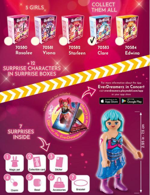 Produktbild Playmobil Clare Music World (70583, Playmobil EverDreamerz)