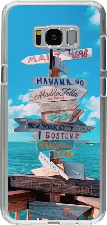 Actual product image PhoneLook Coque transparent Cool Cities Directions (Samsung Galaxy S8+)