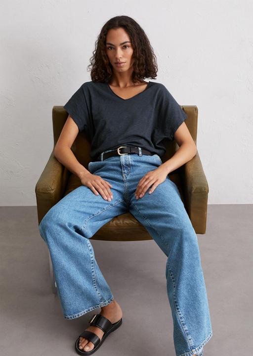 Immagine prodotto Marc O'Polo T-shirt da donna con scollo a V (M)