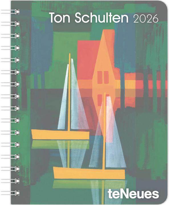 Produktbild Ton Schulten 2026 - Diary - Buchkalender - Taschenkalender - Kunstkalender - 16,5x21,6 (Französisch, Niederländisch, Italienisch, Spanisch, Englisch)