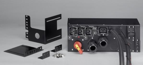 Actual product image Eaton Service Bypass Panel 400/230V Rackmount Input Hard Wire Output Hard Wire (4)C19