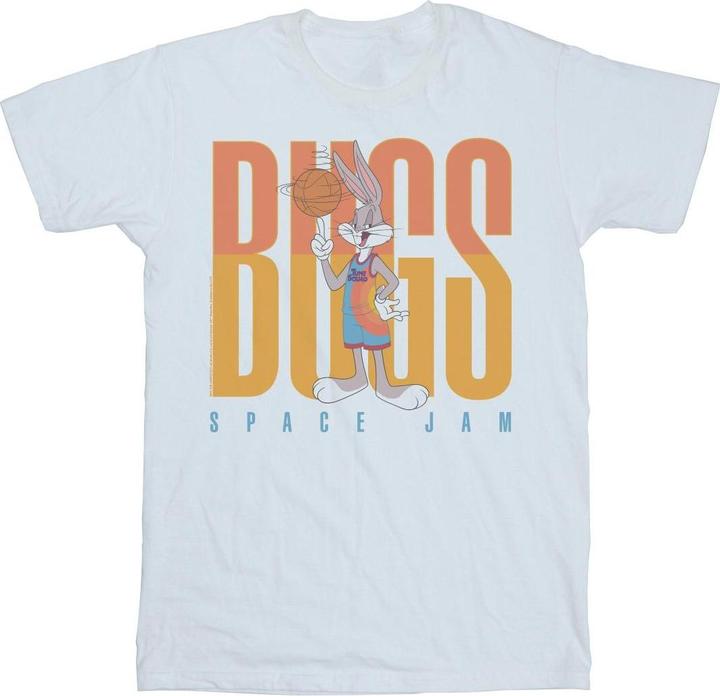 Immagine prodotto Space Jam Bugs Bunny Basketball Spin Maglietta Uomo (XXL)