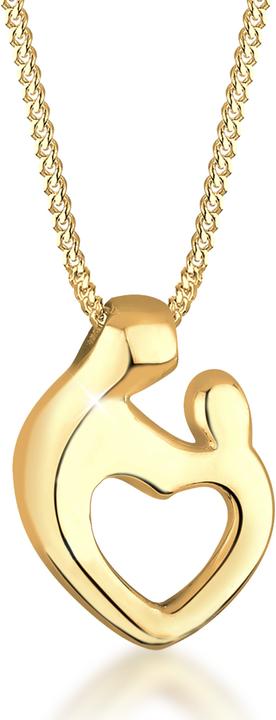 Elli Mutter & Kind Herz Verbundenheit (Sterling Silber, 45 cm)