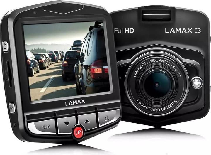 Produktbild Lamax Dashcam (WLAN, Bluetooth, Eingebaute Anzeige, Eingebautes Mikrofon, Eingebautes Display, Full HD)