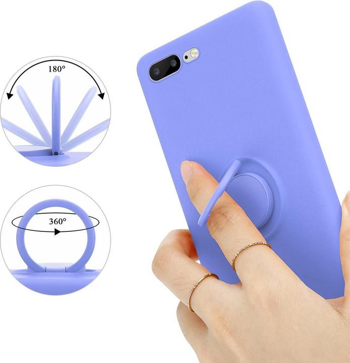 Actual product image Cadorabo TPU Liquid Ring Silicone Case Cover (Apple iPhone 7 Plus, Apple iPhone 7s Plus)
