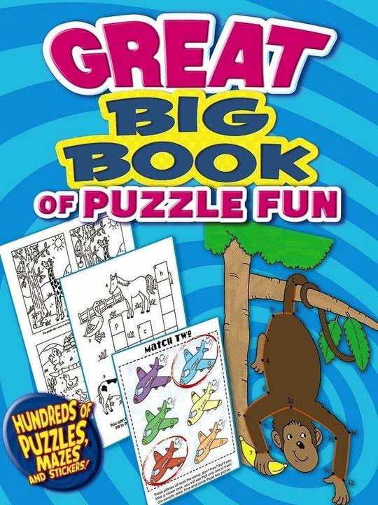 Actual product image Great Big Book of Puzzle Fun (English, Dover, 2014)