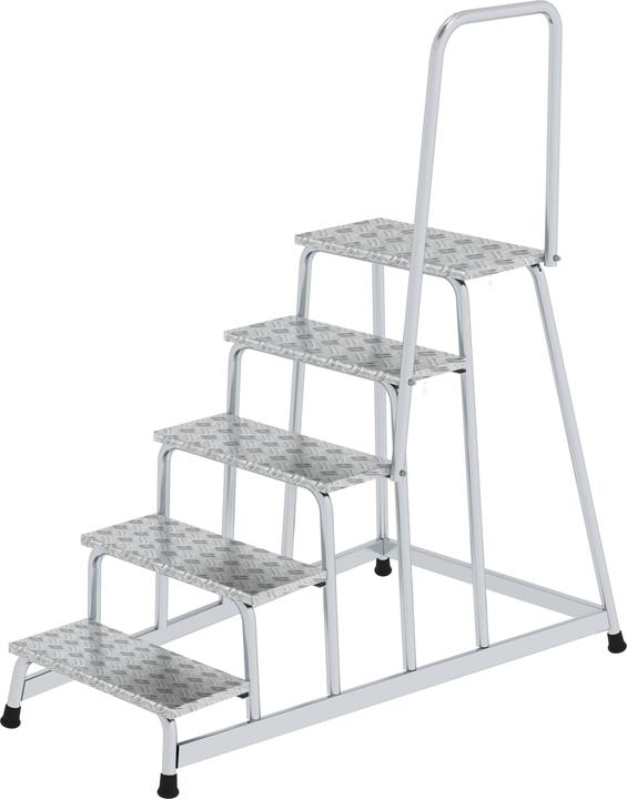 Image du produit Munk Escabeau de travail fixe avec main courante 5 marches (Échafaudages, 139 cm)