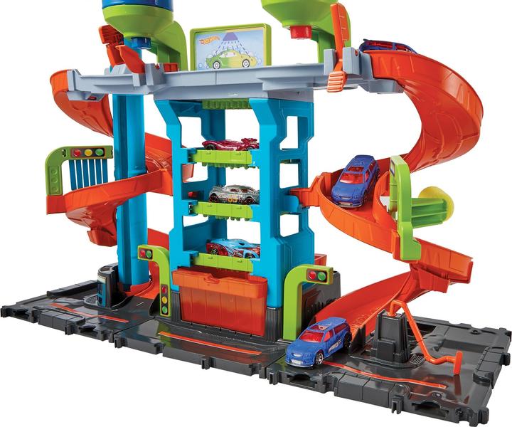 Actual product image Hot Wheels HW City Mega Tower Car Wash