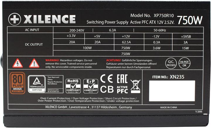 Produktbild Xilence XN235 (750 W)