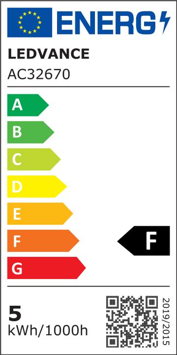 Energie-Label Osram Led Star R80 (E27, 4.30 W, 350 lm, 1 x, F)