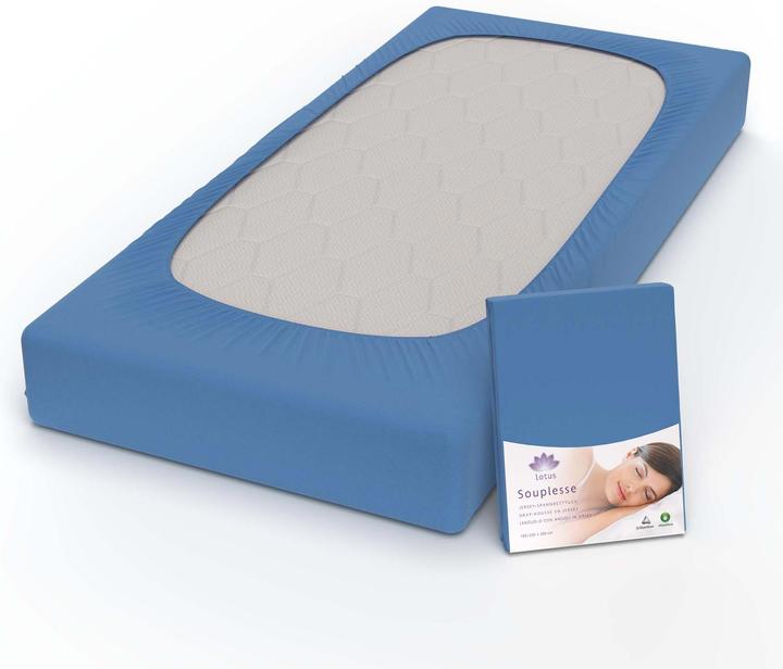Produktbild Lotus Bettwaren Jersey Fixleintuch Souplesse (200 x 220 cm)